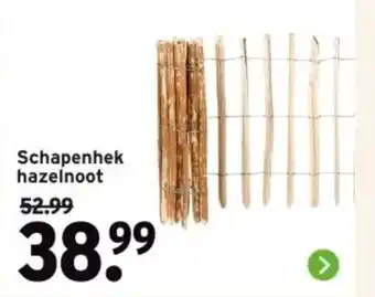 GAMMA Schapenhek hazelnoot aanbieding