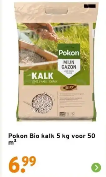 GAMMA Pokon Bio kalk 5 kg voor 50 m² aanbieding