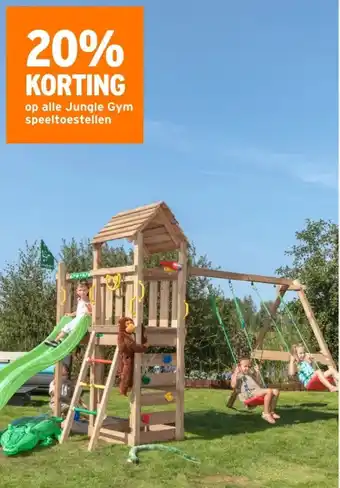 GAMMA Op alle jungle gym speeltoestellen aanbieding