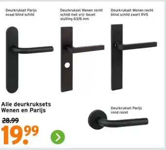 GAMMA Alle deurkruksets Wenen en Parijs aanbieding