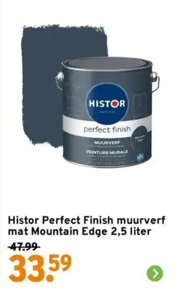 GAMMA Histor Perfect Finish muurverf mat Mountain Edge aanbieding