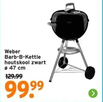 GAMMA Weber Barb B Kettle houtskool zwart aanbieding