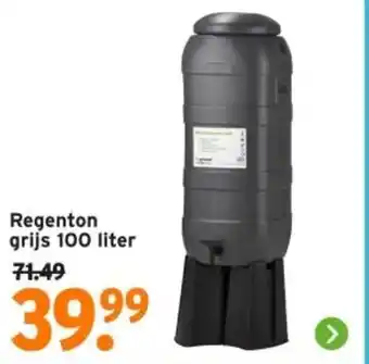 GAMMA Regenton grijs aanbieding