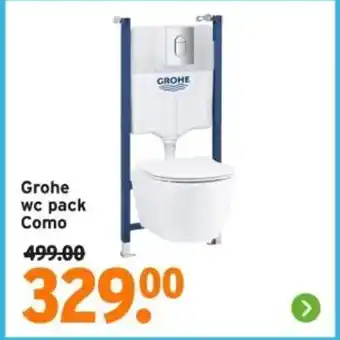 GAMMA Grohe wc pack Como aanbieding