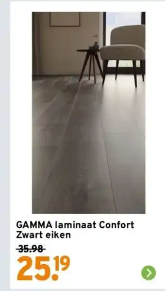 GAMMA GAMMA laminaat Confort Zwart eiken aanbieding