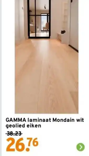 GAMMA GAMMA laminaat Mondain wit geolied eiken aanbieding