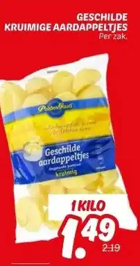 Dekamarkt GESCHILDE KRUIMIGE AARDAPPELTJES aanbieding