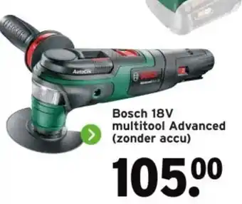 GAMMA Bosch 18V multitool Advanced aanbieding