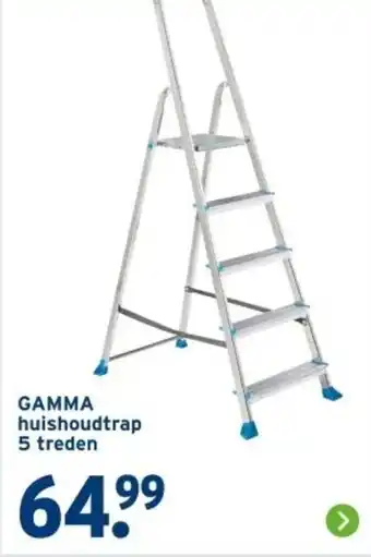 GAMMA GAMMA huishoudtrap 5 treden aanbieding