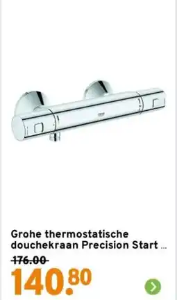 GAMMA Grohe thermostatische douchekraan Precision Start aanbieding