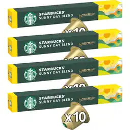 Albert Heijn Starbucks Nespresso sunny day blend 4-pack aanbieding