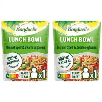 Albert Heijn Bonduelle Lunchbowl Spelt 2-pack aanbieding