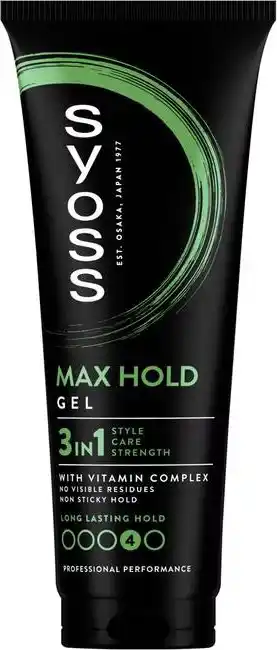 De Online Drogist Syoss 3in1 Max Hold Gel Non Sticky Hold 4 aanbieding