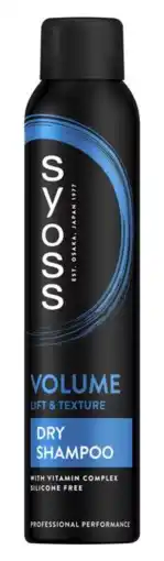 De Online Drogist Syoss Volume Lift & Texture Dry Shampoo Silicone Free aanbieding