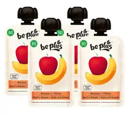 De Online Drogist Be Plus Knijpfruit Apple & Banana Multiverpakking aanbieding