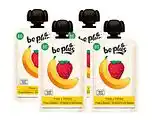 De Online Drogist Be Plus Knijpfruit Strawberry & Banana Multiverpakking aanbieding