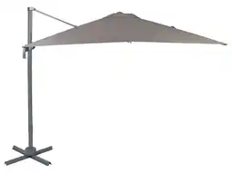 Lidl LIVARNO home Zwevende aluminium parasol aanbieding