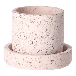 Van Cranenbroek Bord cement roze 13x3cm nc aanbieding