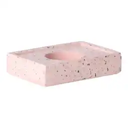 Van Cranenbroek Kaarshouder cement roze 10x7x2cm nc aanbieding