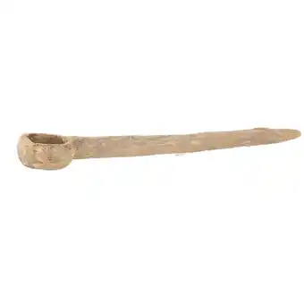Van Cranenbroek Lepel hout gebleekt 11x6x58cm nc aanbieding
