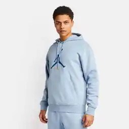 Foot Locker Jordan fleece Heren Hoodies - Blauw - Maat: XS - Foot Locker aanbieding