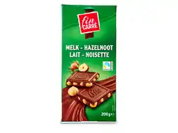 Lidl Chocoladereep melk hazelnoot aanbieding