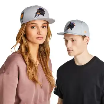 Foot Locker New Era NBA Unisex Snapback - Grijs - Maat: M/L - Foot Locker aanbieding