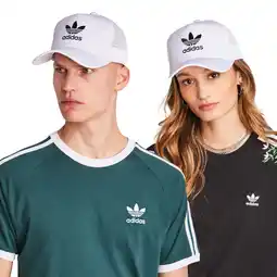 Foot Locker Adidas Trefoil Unisex Petten - Wit - Maat: 40-42 - Foot Locker aanbieding