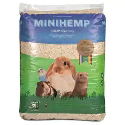 Zooplus Voordeelpakket: 2x 3kg Minihemp Hennep Bedding voor kleine dieren aanbieding