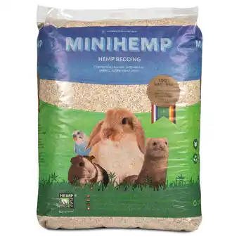 Zooplus Voordeelpakket: 2x 3kg Minihemp Hennep Bedding voor kleine dieren aanbieding