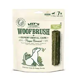 Zooplus Voordeelpakket: 21x 28g Lily's Kitchen Woofbrush Dental Sticks voor middelgrote honden aanbieding