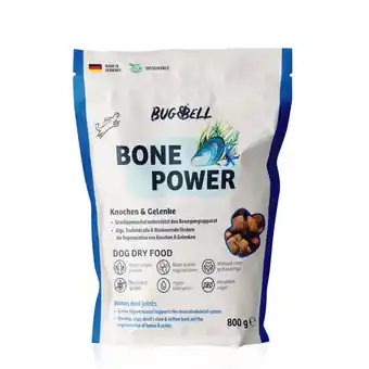 Zooplus Voordeelpakket: 4x800g BugBell Bone Power droogvoer voor honden aanbieding