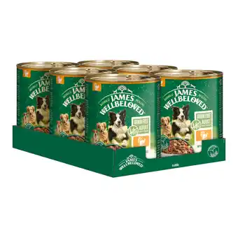 Zooplus Dubbelpak: 12x800g James Wellbeloved Grain Free Adult Dog Hypoallergenic Kalkoen nat aanbieding