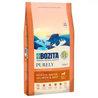 Zooplus 20% Korting! Bozita Dog Purely 2,5 kg - 7,5 kg Adult Small Zalm & Rund aanbieding