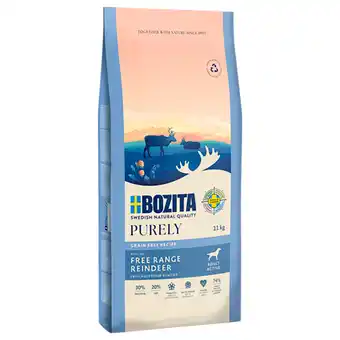 Zooplus 10% Korting! Bozita Dog Purely 11 kg - 11 kg Adult Active Rendier aanbieding