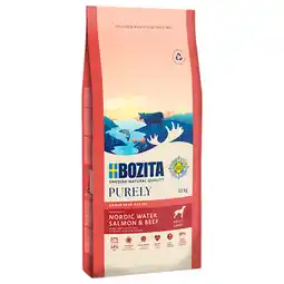 Zooplus 10% Korting! Bozita Dog Purely 11 kg - 11 kg Adult Large Zalm & Rund aanbieding