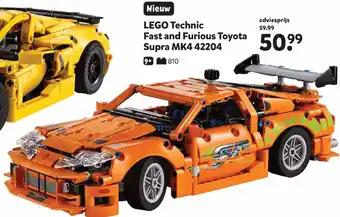Intertoys LEGO Technic Fast and Furious Toyota Supra MK4 42204 aanbieding
