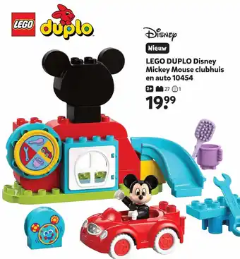 Intertoys LEGO DUPLO Disney Mickey Mouse clubhuis en auto 10454 aanbieding
