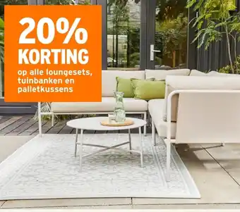 GAMMA Op alle loungesets, tuinbanken en palletkussens aanbieding