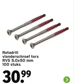 GAMMA Rotadrill vlonderschroef torx RVS aanbieding