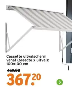 GAMMA Cassette uitvalscherm aanbieding