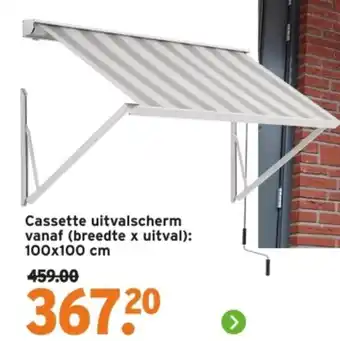 GAMMA Cassette uitvalscherm aanbieding