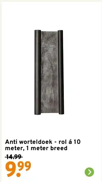 GAMMA Anti worteldoek  rol á 10 meter, 1 meter breed aanbieding