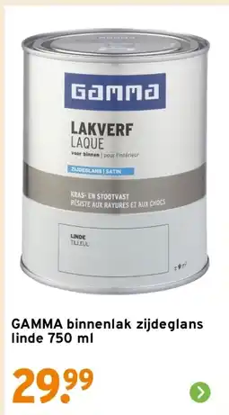 GAMMA GAMMA binnenlak zijdeglans linde aanbieding