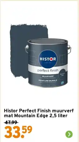 GAMMA Histor Perfect Finish muurverf mat Mountain Edge aanbieding