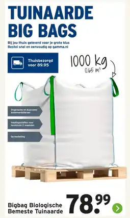 GAMMA Bigbag biologische bemeste tuinaarde aanbieding