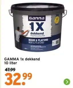 GAMMA GAMMA 1x dekkend aanbieding