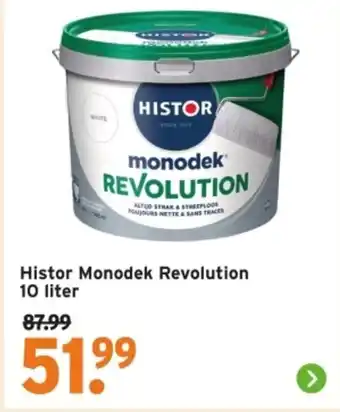 GAMMA Histor Monodek Revolution aanbieding