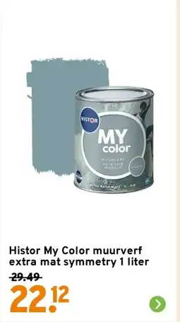 GAMMA Histor My Color muurverf extra mat symmetry aanbieding