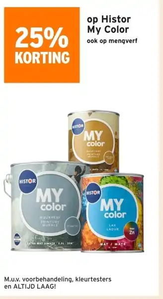 GAMMA Op histor my color aanbieding